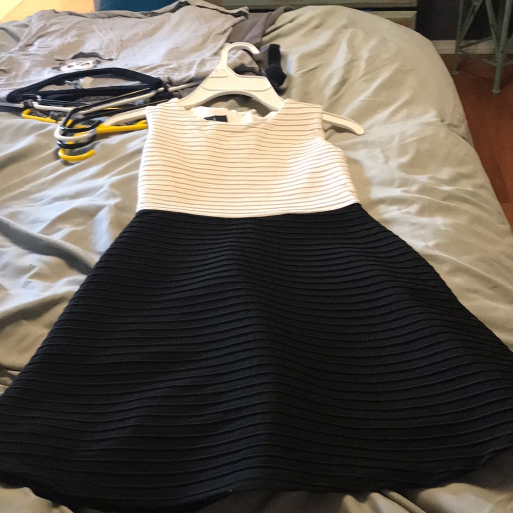 Black and white dress